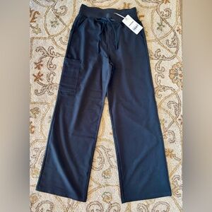 Mandala Black Wide-Leg Pants